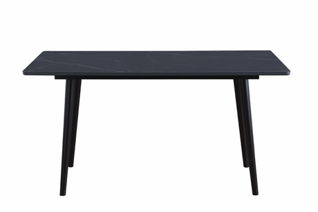 Brenlor Black Sintered Stone Table - Ornate Home