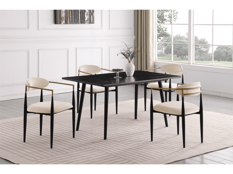 Brenlor Black Sintered Stone Table - Ornate Home