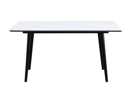 Brenlor White Sintered Stone Table - Ornate Home