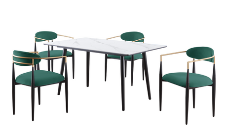 Brenlor White Sintered Stone Table - Ornate Home