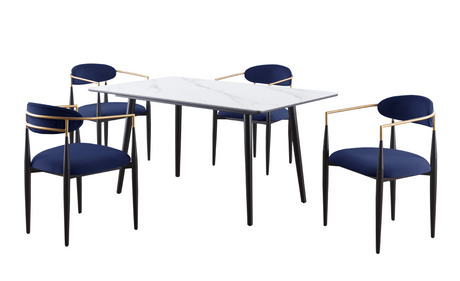 Brenlor White Sintered Stone Table - Ornate Home