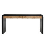 Brennan Black/Natural Desk - Ornate Home