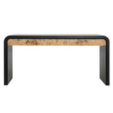 Brennan Black/Natural Desk - Ornate Home
