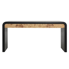 Brennan Black/Natural Desk - Ornate Home