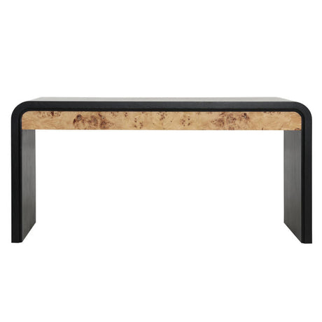 Brennan Black/Natural Desk - Ornate Home