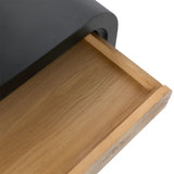 Brennan Black/Natural Desk - Ornate Home