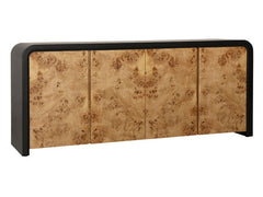 Brennan Black/Natural Sideboard - Ornate Home