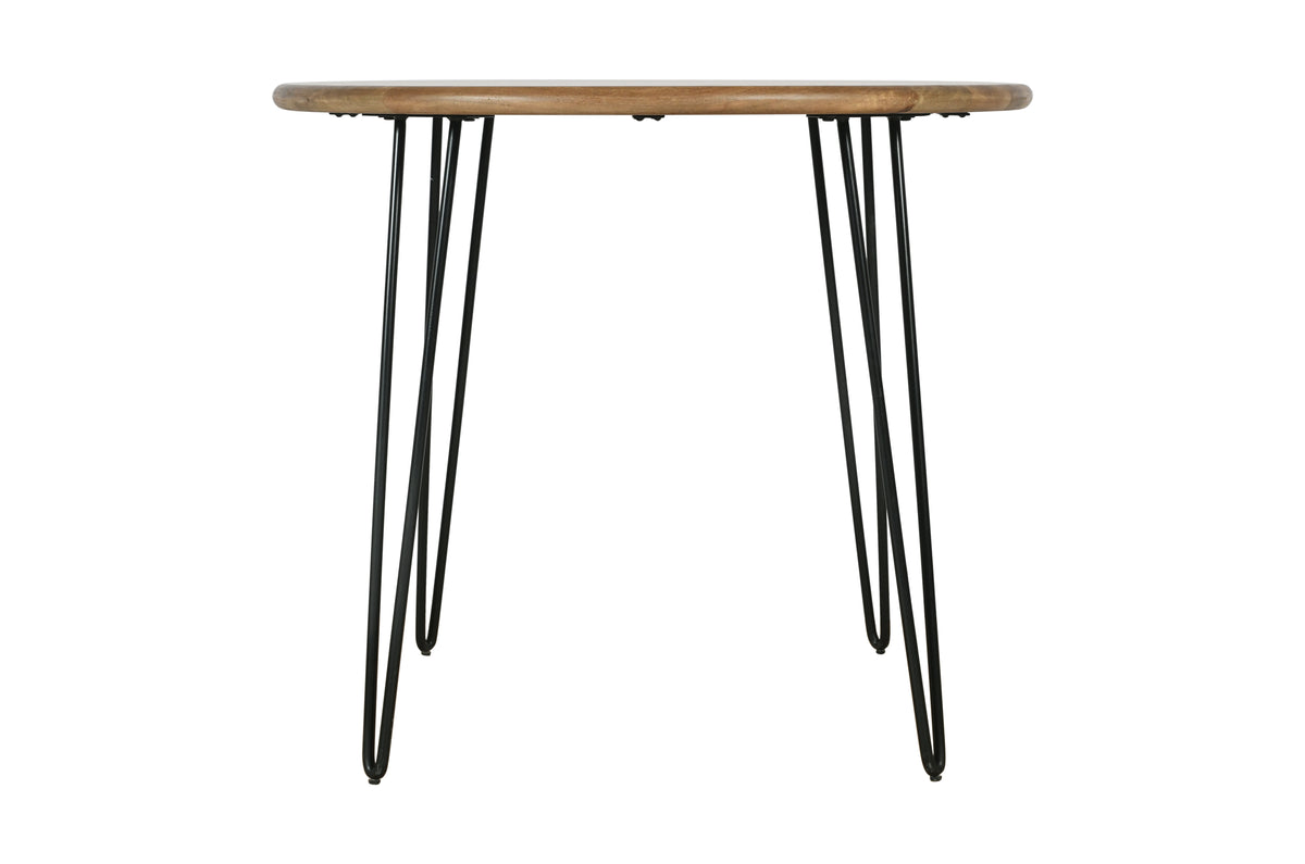 Brennan Golden/Grey Counter Dining Table w/ 4 Maddox Stools - Ornate Home