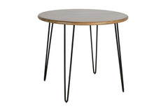 Brennan Golden/Light Brown Counter Dining Table w/ 4 Maddox Stools - Ornate Home