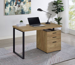 Brennan Mango 47-inch 3-drawer Office Computer Desk - Ornate Home