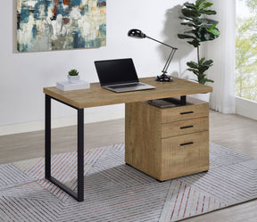 Brennan Mango 47-inch 3-drawer Office Computer Desk - Ornate Home