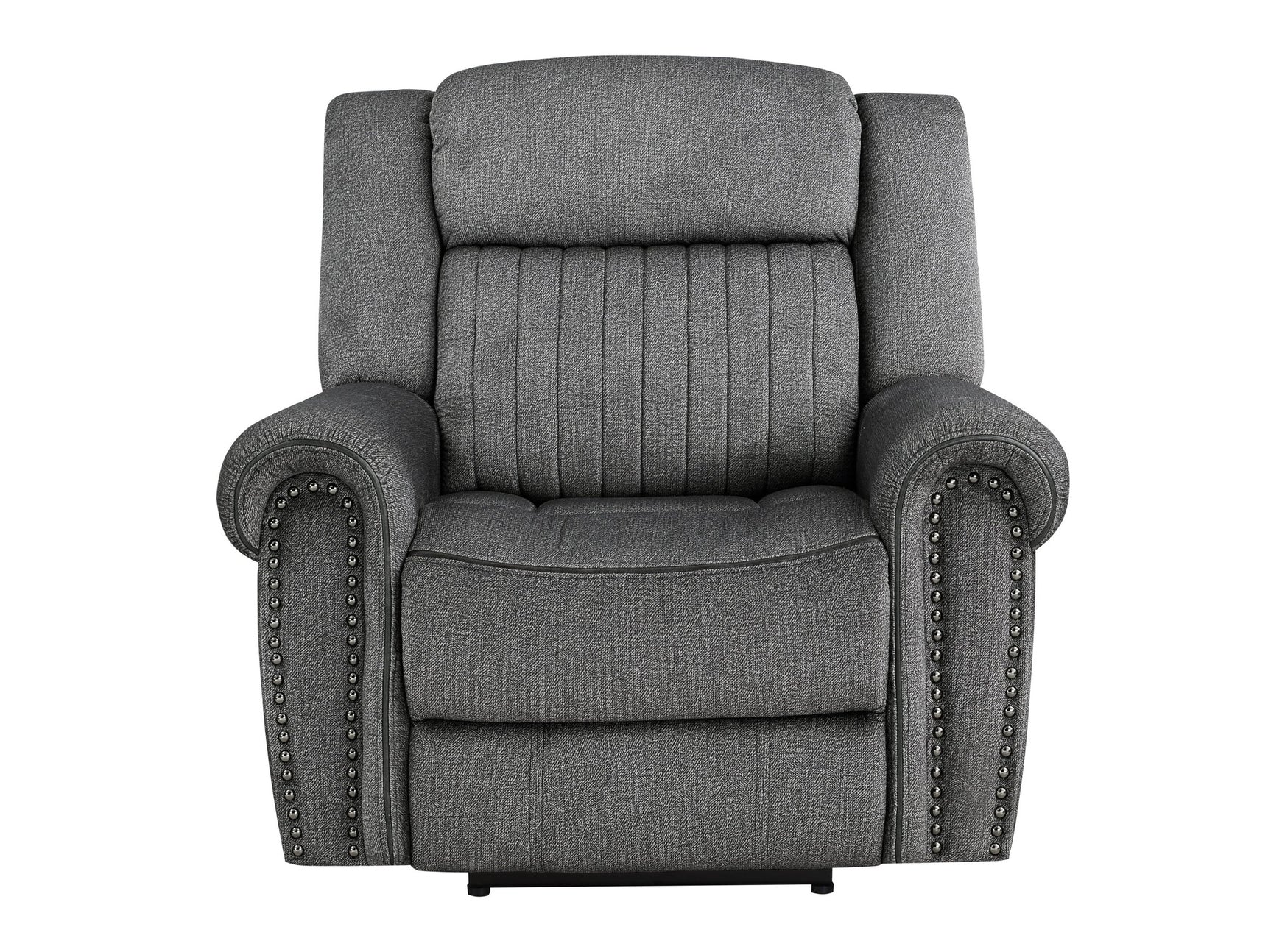 Brennen Charcoal Power Reclining Chair - Ornate Home