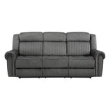 Brennen Charcoal Power Reclining Sofa and Loveseat - Ornate Home