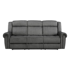 Brennen Charcoal Power Reclining Sofa and Loveseat - Ornate Home