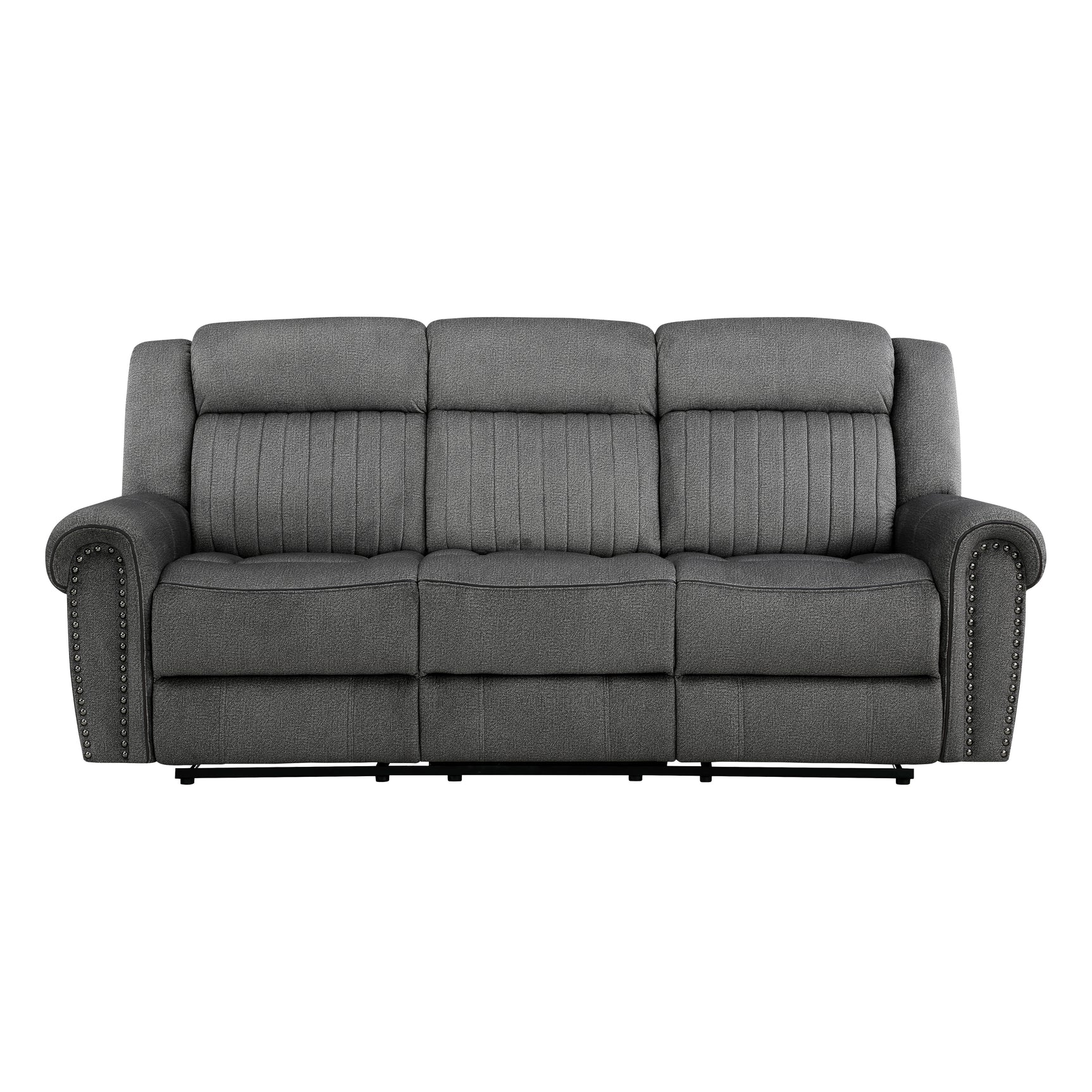 Brennen Charcoal Sofa & Loveseat - Ornate Home