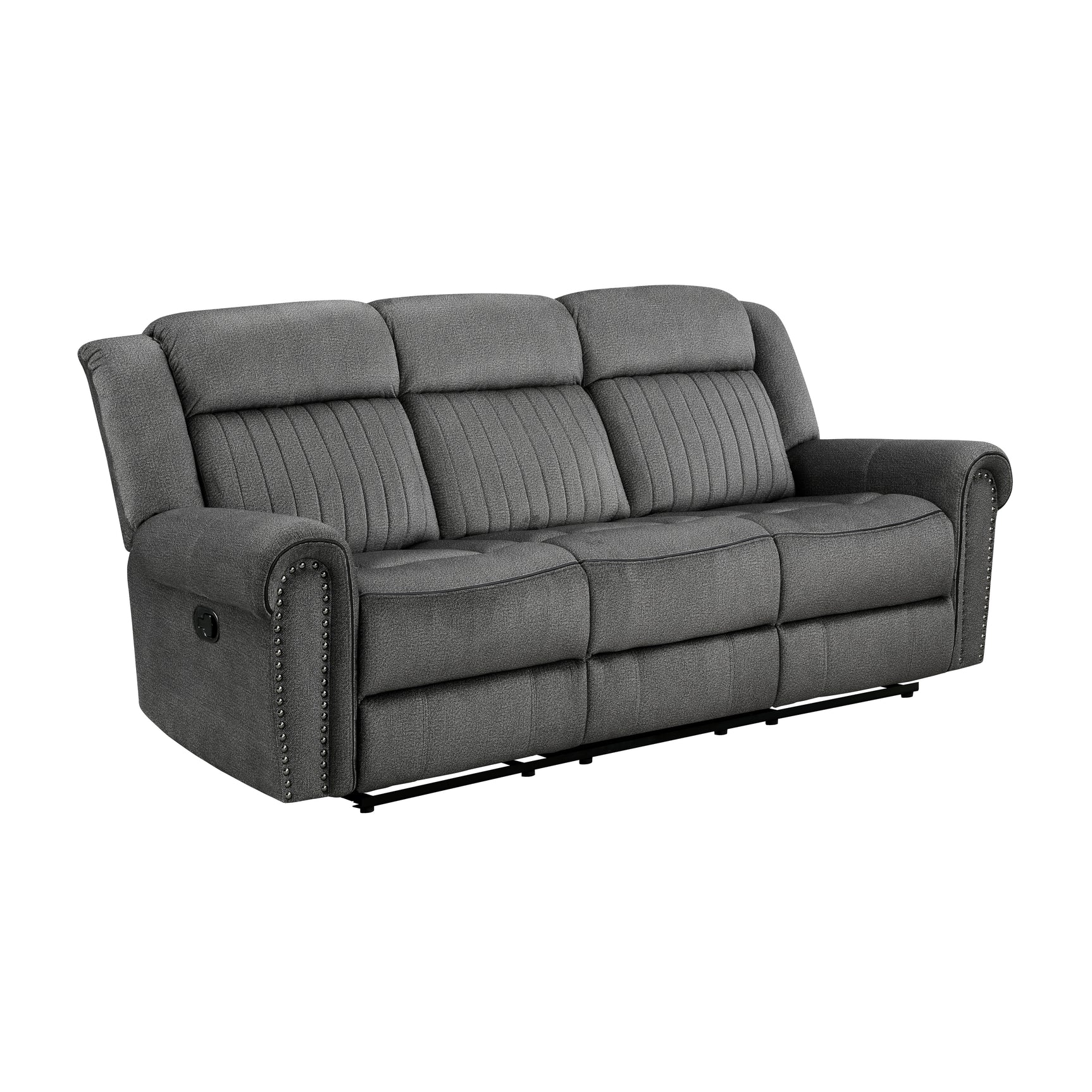 Brennen Charcoal Sofa & Loveseat - Ornate Home