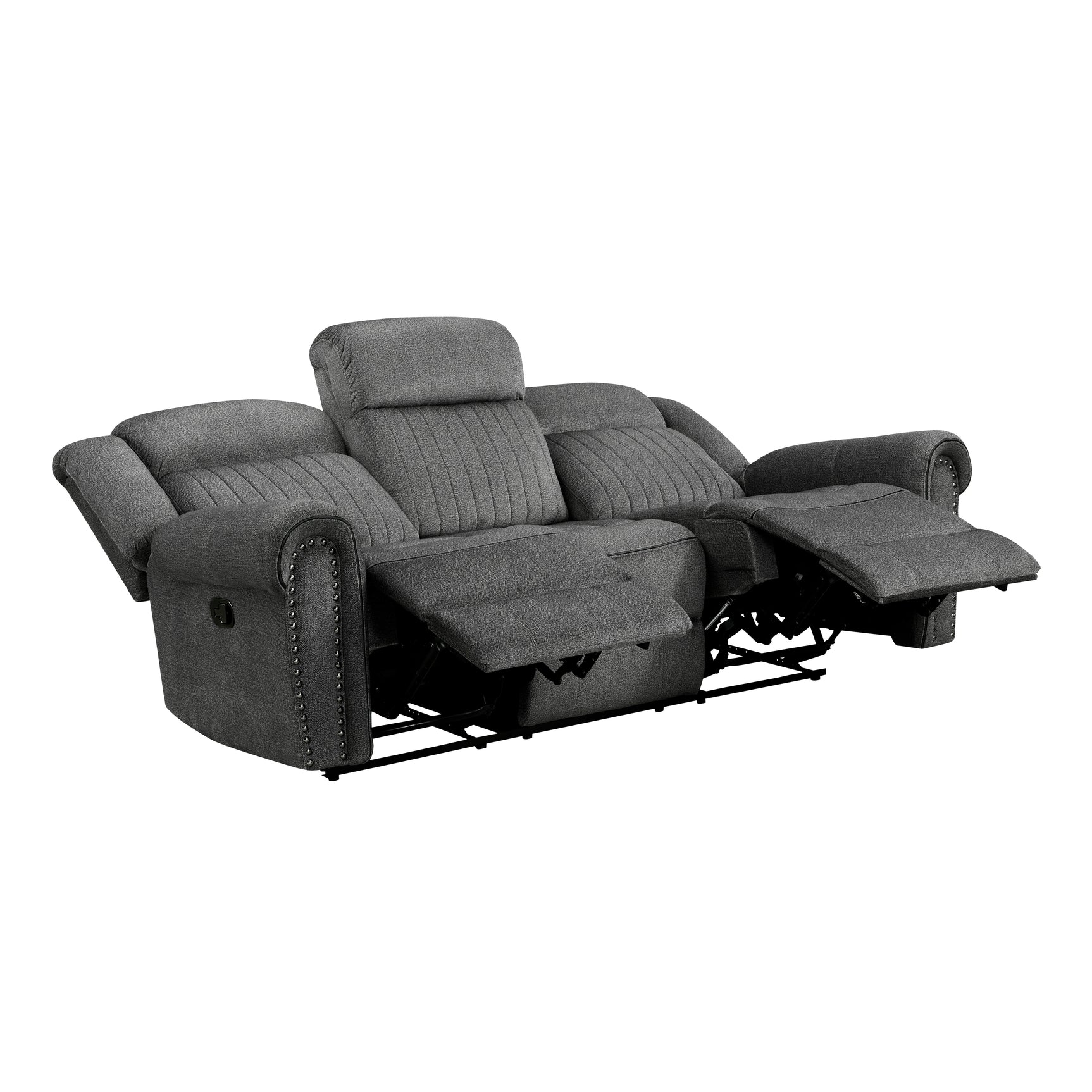 Brennen Charcoal Sofa & Loveseat - Ornate Home