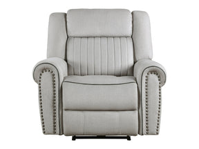 Brennen Mist Gray Power Reclining Chair - Ornate Home
