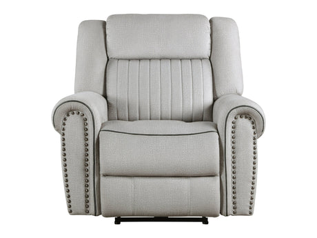 Brennen Mist Gray Power Reclining Chair - Ornate Home