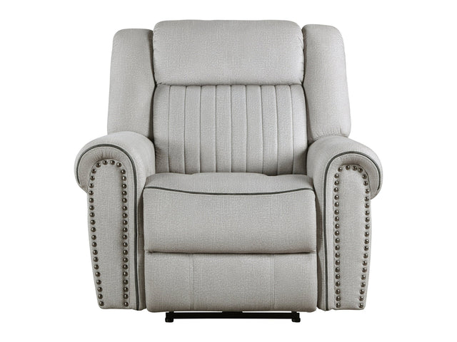 Brennen Mist Gray Power Reclining Chair - Ornate Home