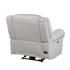 Brennen Mist Gray Power Reclining Chair - Ornate Home