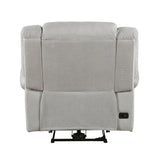 Brennen Mist Gray Power Reclining Chair - Ornate Home