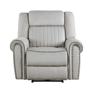 Brennen Mist Gray Power Reclining Chair - Ornate Home