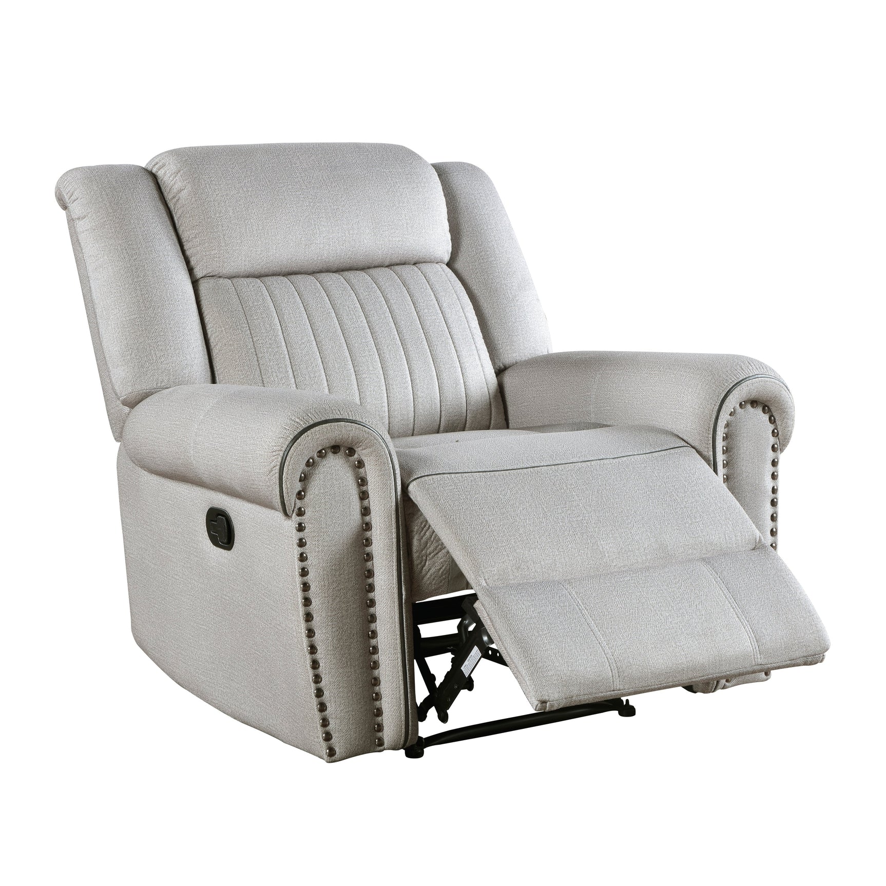 Brennen Mist Gray Reclining Chair - Ornate Home