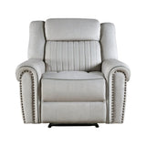 Brennen Mist Gray Reclining Chair - Ornate Home