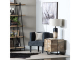 Brennon Brown/Black End Table - Ornate Home
