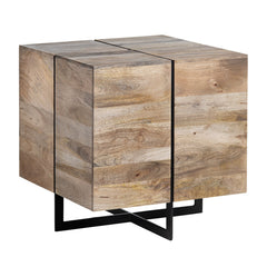 Brennon Brown/Black End Table - Ornate Home