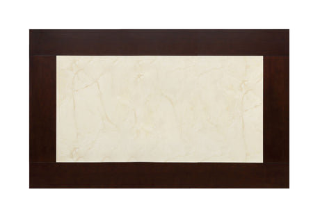 Brent Dark Cherry/Ivory Dining Room Set / 7-Piece - Ornate Home