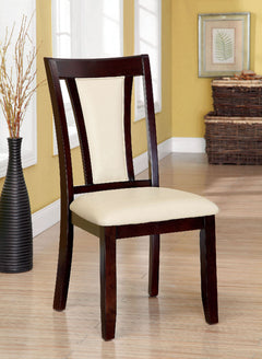 Brent Dark Cherry/Ivory Dining Room Set / 7-Piece - Ornate Home