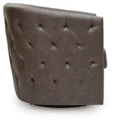 Brentlow Granite Swivel Accent Chair (Online Special Price) - Ornate Home
