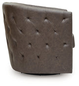 Brentlow Granite Swivel Accent Chair - Ornate Home