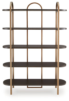 Brentmour Brown & Gold Bookcase - Ornate Home