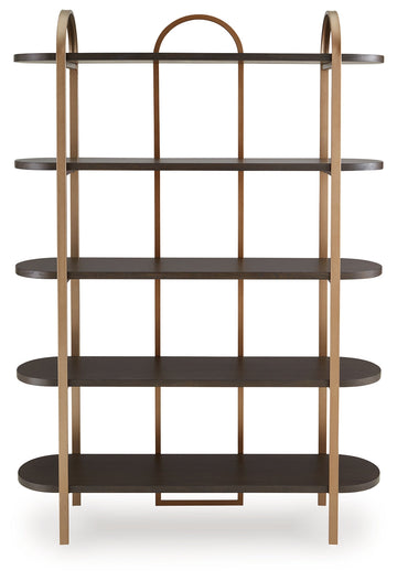 Brentmour Brown & Gold Bookcase - Ornate Home