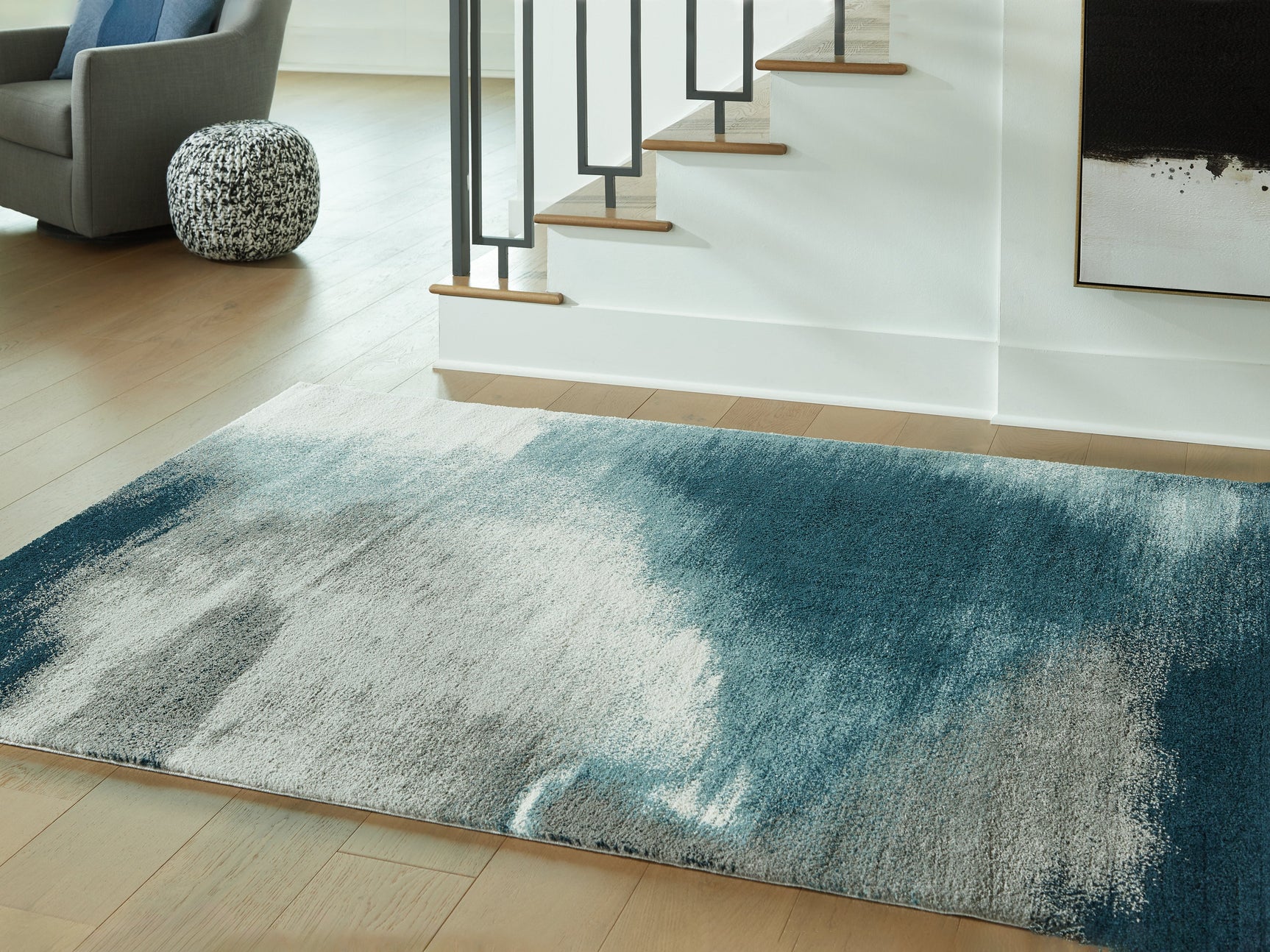 Brentward Blue/Gray/Ivory 8' x 10' Rug (Online Special Price) - Ornate Home