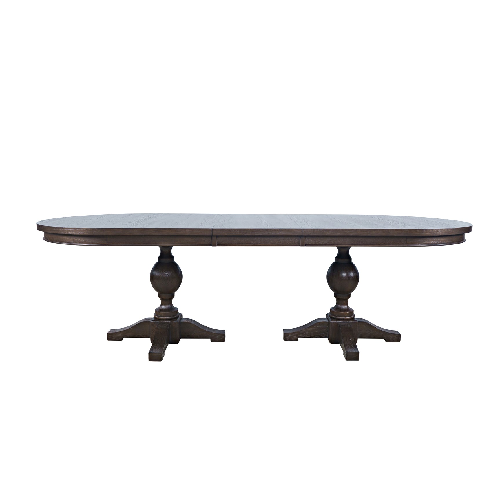Brentwood Arbor Oak 102 Dining Table w/ 4 Slat Back Chairs - Ornate Home