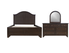 Brentwood Arbor Oak 3-Piece King Bedroom Set - Ornate Home