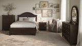 Brentwood Arbor Oak King Bed - Ornate Home