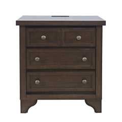 Brentwood Arbor Oak 4-Piece King Bedroom Set - Ornate Home