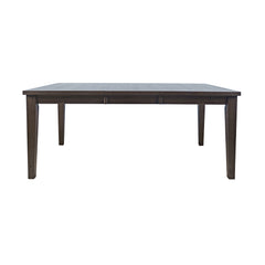 Brentwood Arbor Oak 72 Extension Dining Table w/ 6 Slat Back Chairs - Ornate Home