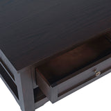 Brentwood Arbor Oak Castered Leg Cocktail Table - Ornate Home