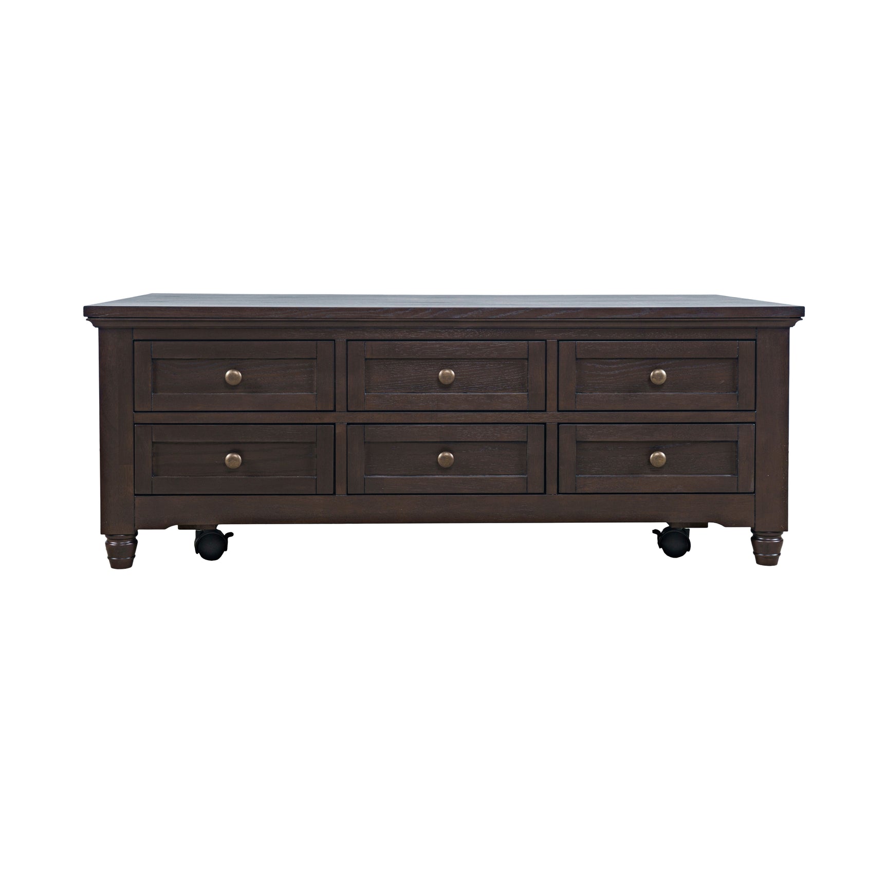 Brentwood Arbor Oak Castered Lift Top Cocktail Table - Ornate Home