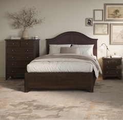 Brentwood Arbor Oak King Bed - Ornate Home