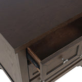 Brentwood Arbor Oak Power Nightstand - Ornate Home