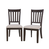 Brentwood Arbor Oak Slatback Chair (Set of 2) - Ornate Home