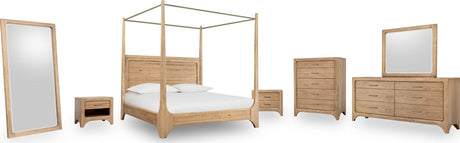 Brentwood Brioche Floor Mirror - Ornate Home