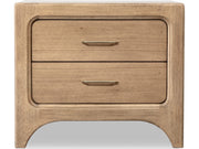 Brentwood Brioche Two Drawer Nightstand w/CM - Ornate Home